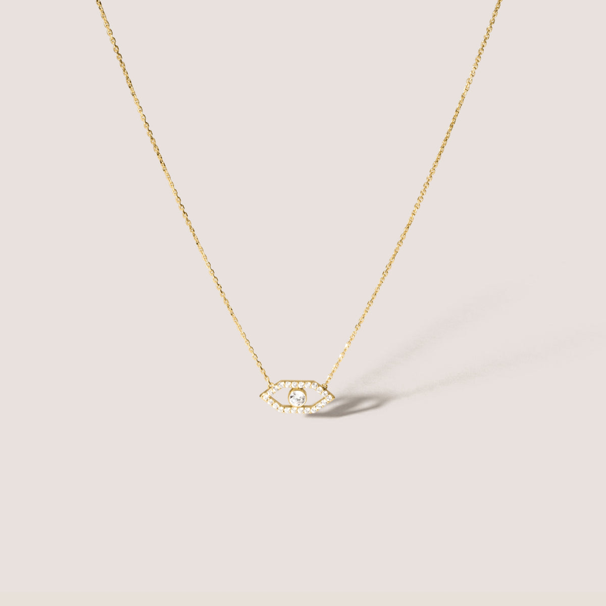 Nazar Augenmotiv Halskette aus 18 Karat Gold – EYE ME