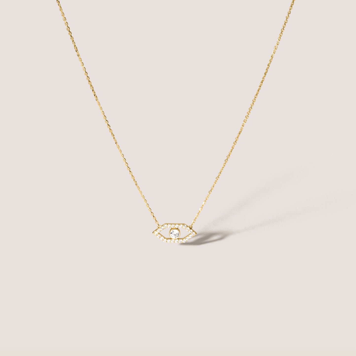 Nazar Augenmotiv Halskette aus 18 Karat Gold – EYE ME