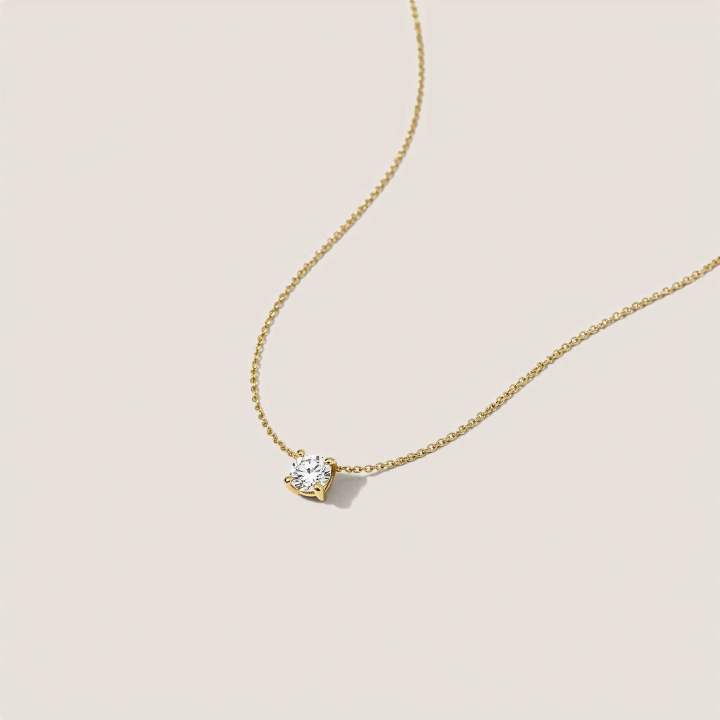 Diamanthalskette 0,3 karat bis 1 karat fein fast unsichtbar in 18 karat gold 