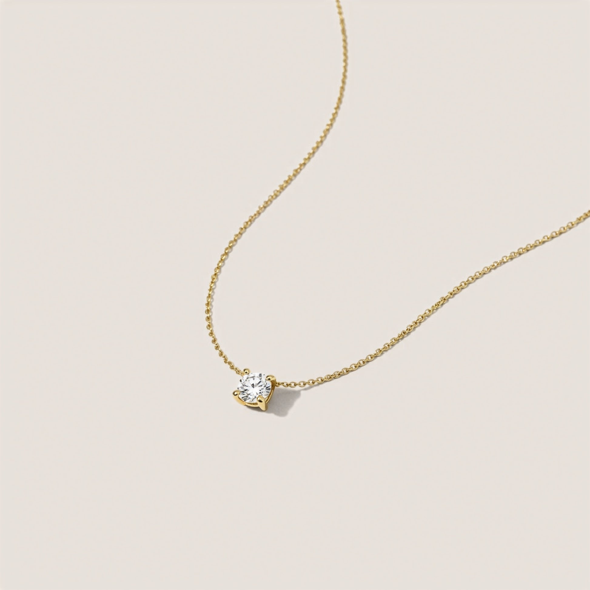 Diamanthalskette 0,3 karat bis 1 karat fein fast unsichtbar in 18 karat gold 